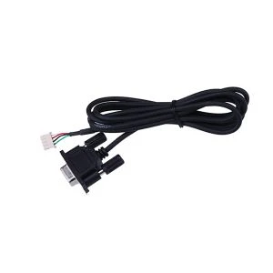 2.54 hli 4 Tus lej Pin rau DB9 Poj Niam Txog Qhov Cais Cable