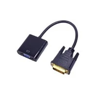 DVI 24 ntxiv rau 1 Txiv neej rau VGA Poj Niam Video Converter