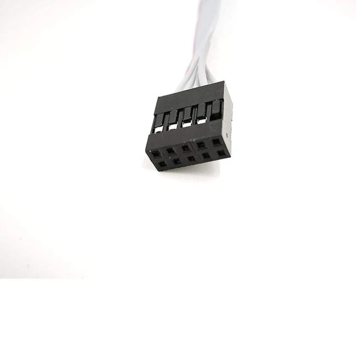 DB9 male panel mount to 2x5 10Pin PCB motherboard cable