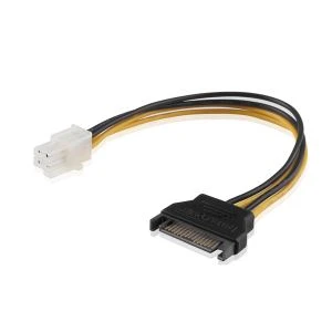 Motherboard ATX 4 tus pin mus rau 15 SATA Hard Drive Fais Fab Cable