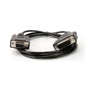 RS232 DB9 Poj Niam Rau DB15 VGA Poj Niam PLC Cable